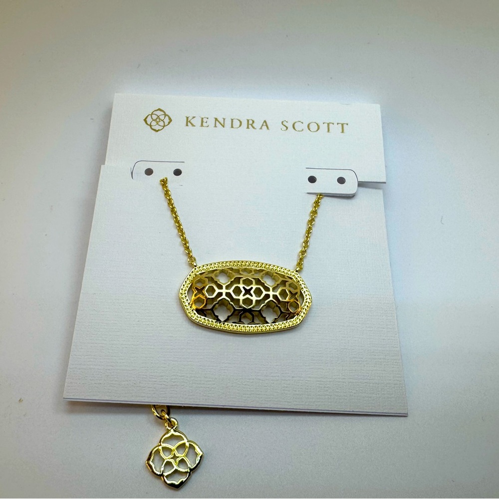 Kendra Scott Necklace Dolly Parton x Kendra Scott Dollie Necklace in Gold NWT - Picture 1 of 7